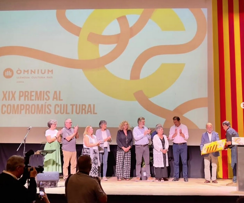 Reconeixement a La Lliga des d’Òmnium Cultural